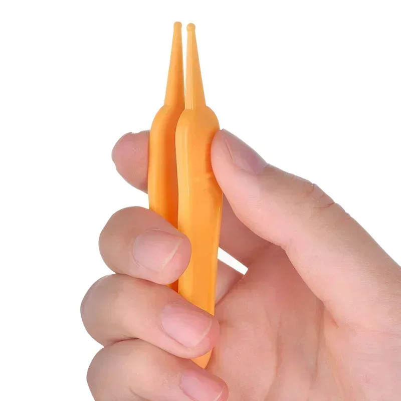 Tweezers Cleaning Forceps Baby Plastic Tweezers Nose Cleaner Tool Toddler Nasal Cavity Care Supplies Baby Essentials Kids Safety - Image 24