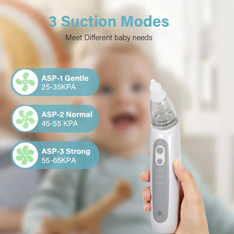2025 New Pattern Baby Electric Nasal Aspirator Charging Version Newborn Baby Nasal Aspirator Suck Out Prevent Nasal Congestion - Image 9