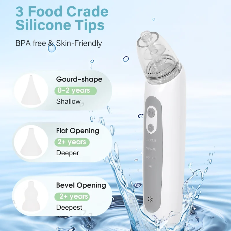 2025 New Pattern Baby Electric Nasal Aspirator Charging Version Newborn Baby Nasal Aspirator Suck Out Prevent Nasal Congestion - Image 2
