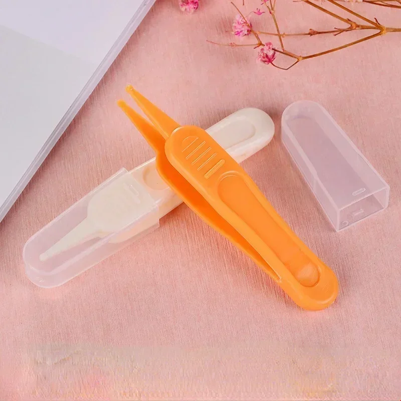Tweezers Cleaning Forceps Baby Plastic Tweezers Nose Cleaner Tool Toddler Nasal Cavity Care Supplies Baby Essentials Kids Safety - Image 6