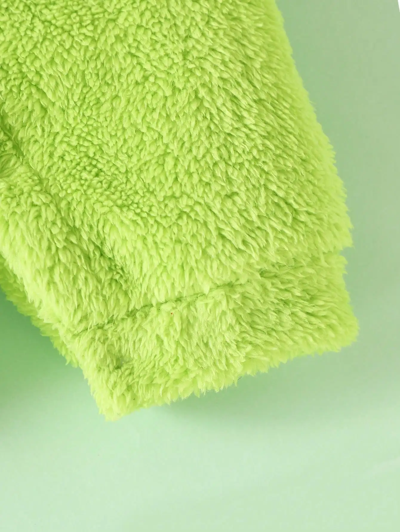 Baby boy monster embroidered demon ear hat plush jumpsuit - Image 15