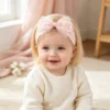 Lace Bow Baby Headband Soft Wide Elastic Hairband for Newborn Baby Cute Nylon Infant Hair Wraps Toddler Girls Hair Accessories