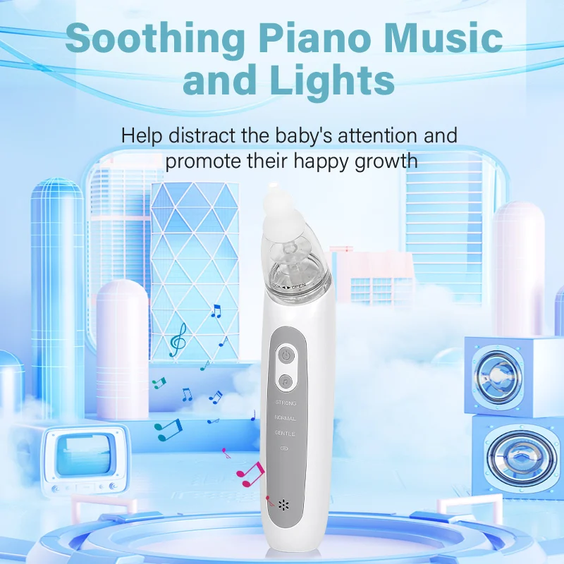 2025 New Pattern Baby Electric Nasal Aspirator Charging Version Newborn Baby Nasal Aspirator Suck Out Prevent Nasal Congestion - Image 7