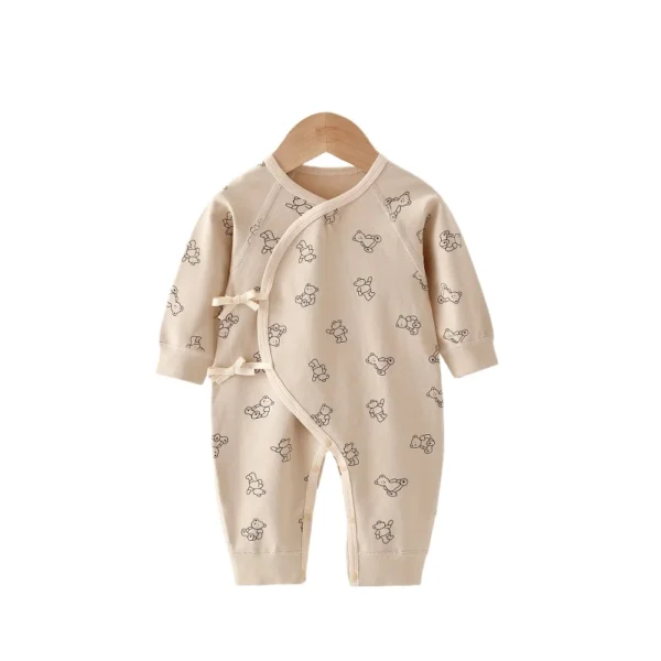 AYNIGIELL Wholesale Newborn Baby Clothing Spring/Autumn Cotton Baby Rompers Pajamas for Girls Boys Infant Home Wear Baby Clothes