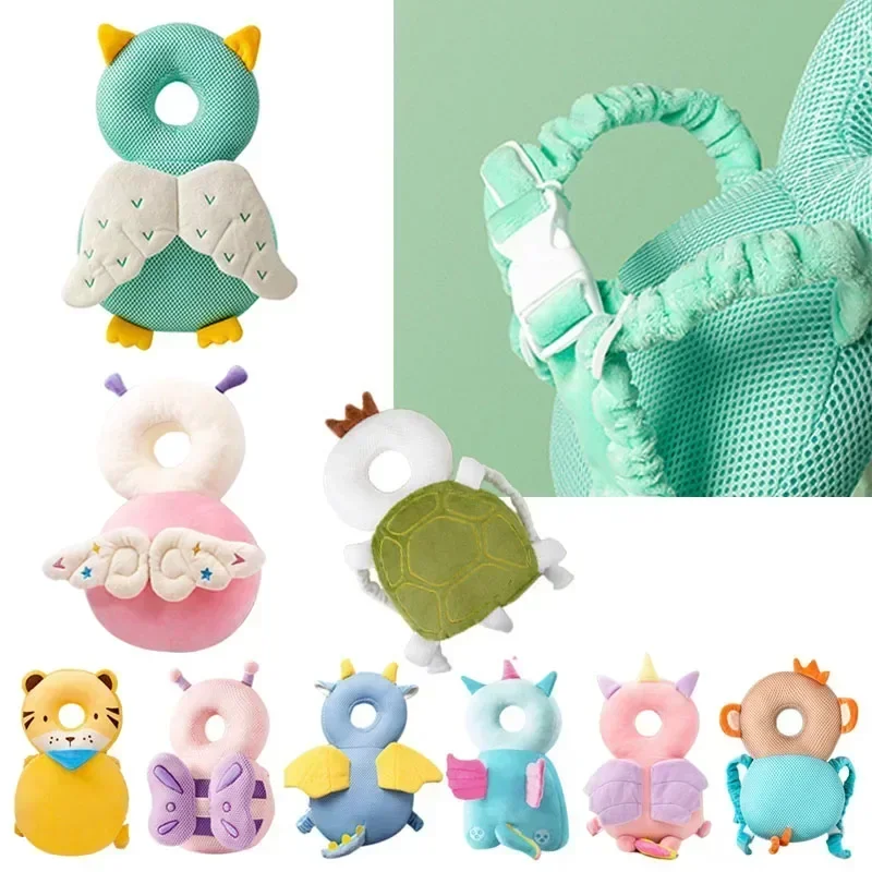 1-3T Toddler Baby Head Protector Safety Pad Cushion Back Prevent Injured Angel Bee Cartoon Security Pillows Protective Headgear - Image 7